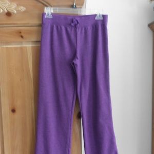 Girls purple sweatpants